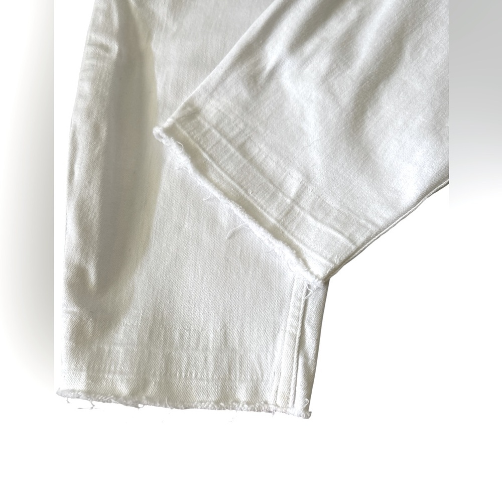 Vineyard Vines High Rise Skinny White Denim Cropped Jeans, Size 32, Resortwear - Picture 4 of 6